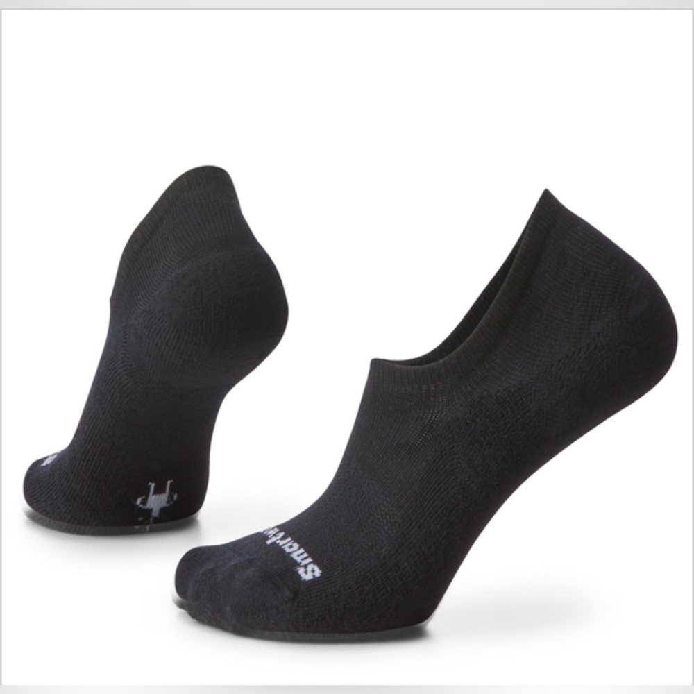 Smartwool Women’s Merino Everyday Light Cushion No Show Sock Black Medium NEW